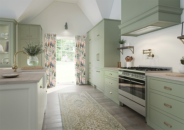 Parrot, Peach Ice - Made to Measure Curtain - Image 8